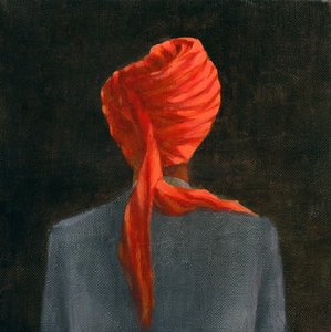 Turban rouge